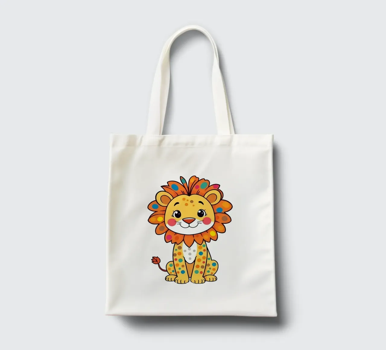 Lion_1a tote bag by Tierisch bunt by LK