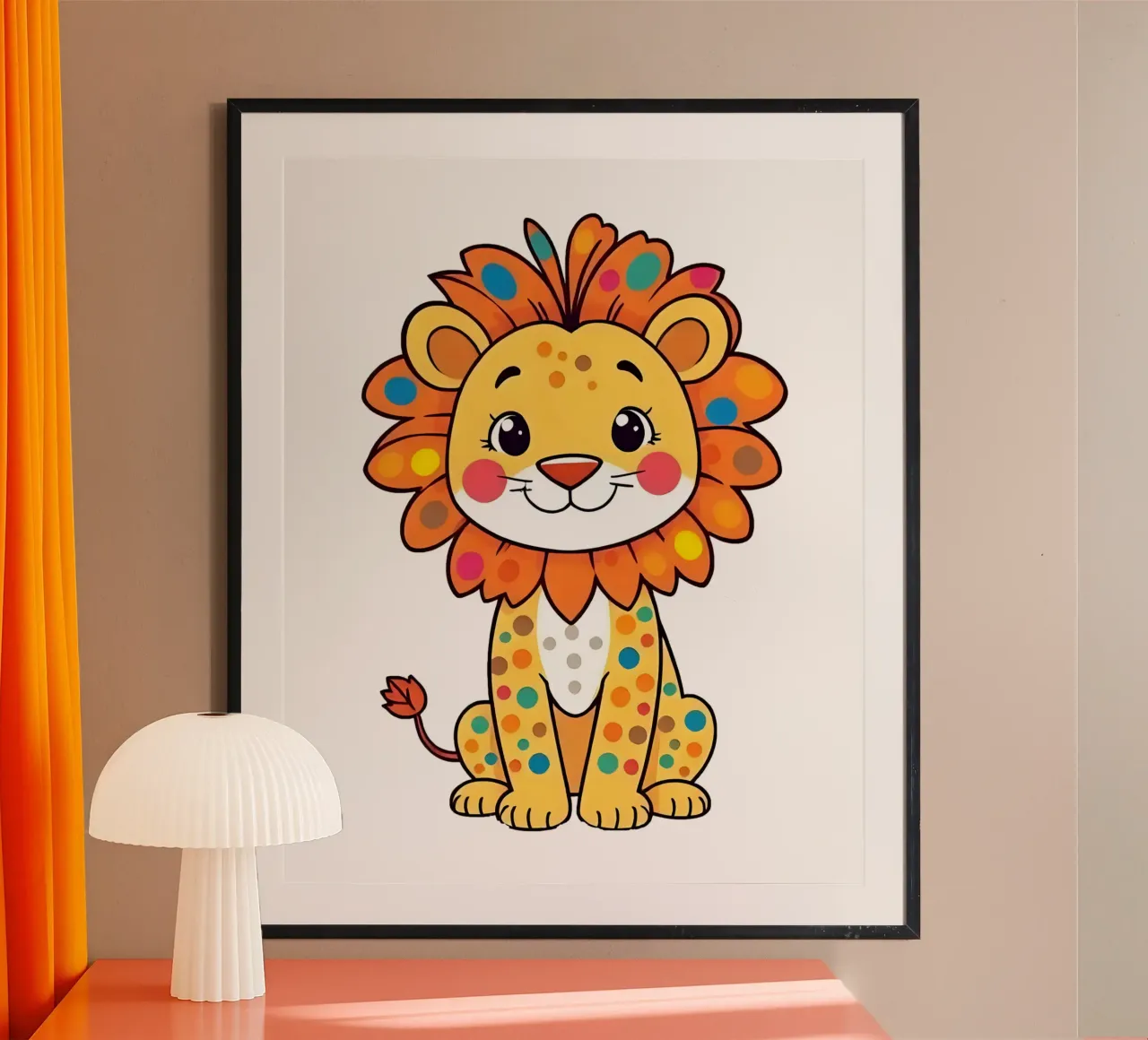 Leone_1a poster da Tierisch bunt by LK