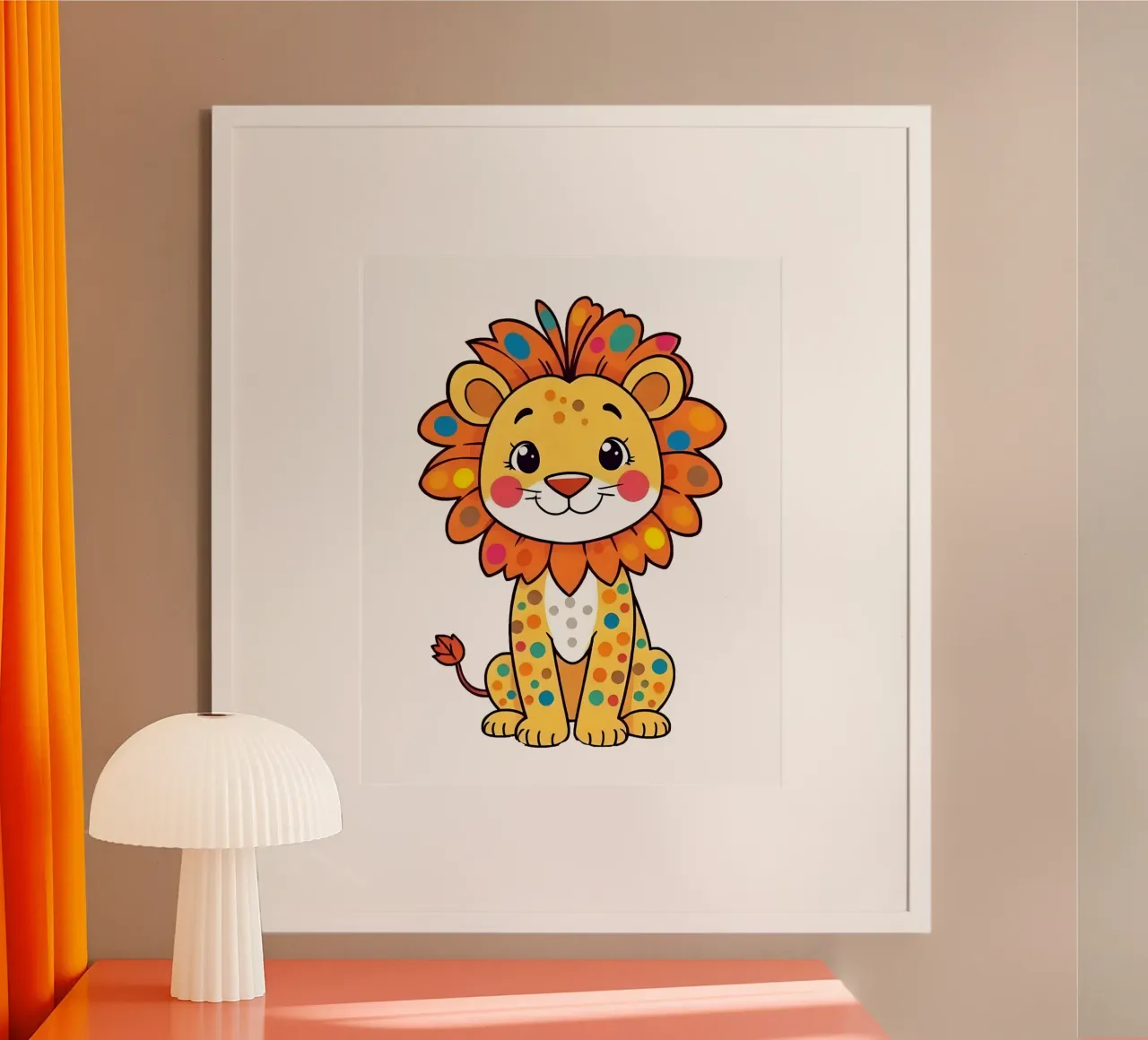 Leone_1a poster da Tierisch bunt by LK