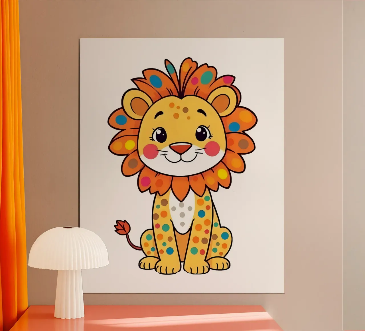 Leone_1a poster da Tierisch bunt by LK