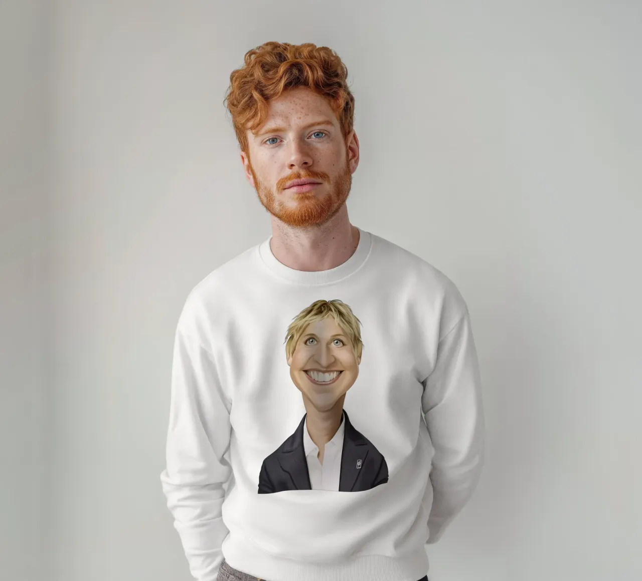 Ellen Degeneres felpa da Rob Art | Illustration
