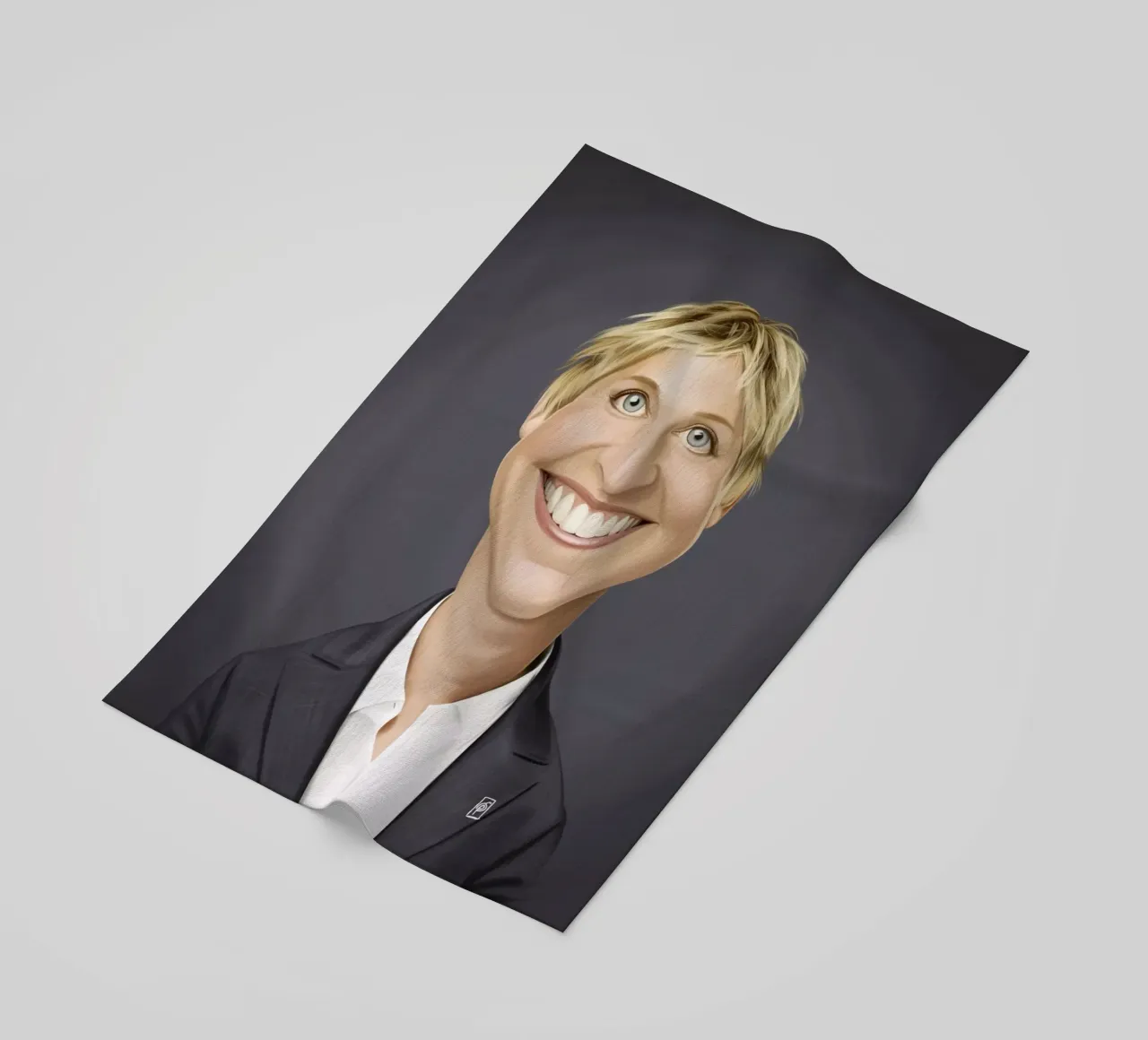 Ellen Degeneres telo mare da Rob Art | Illustration