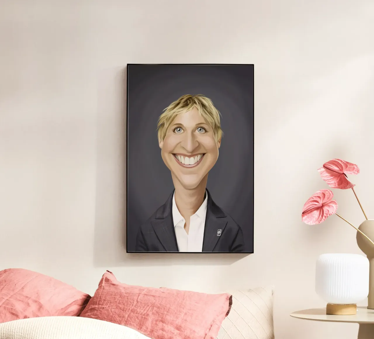 Ellen Degeneres plexiglass da Rob Art | Illustration