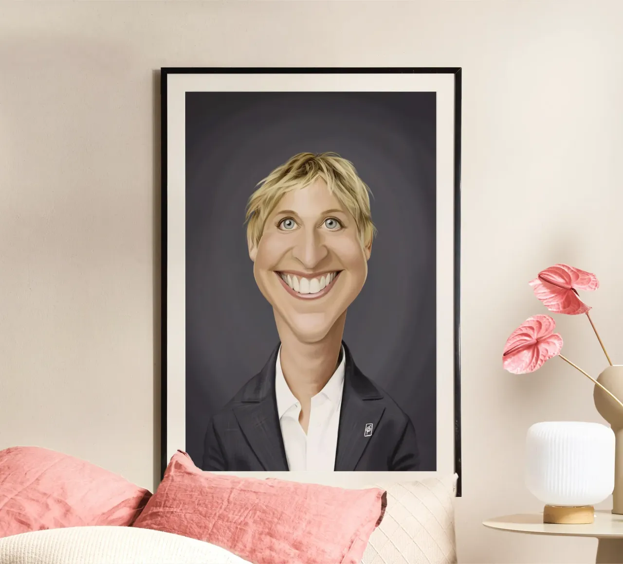 Ellen Degeneres carta hahnemühle da Rob Art | Illustration