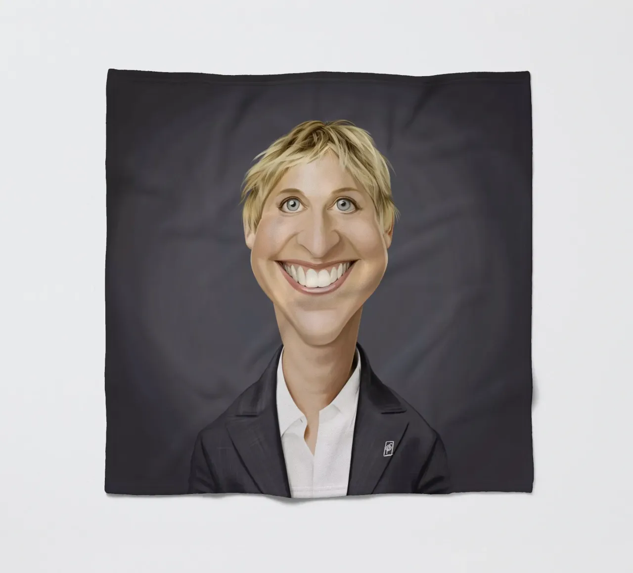 Ellen Degeneres coperta in pile da Rob Art | Illustration