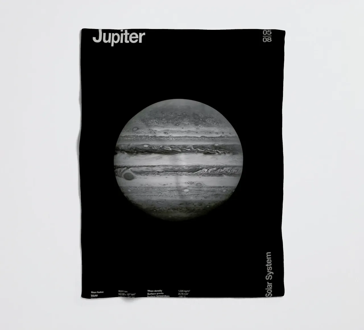 Jupiter fleecedeken van Florent Bodart
