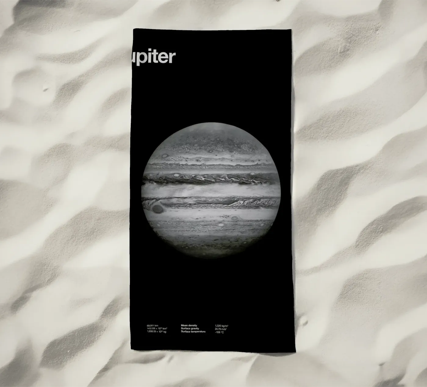 Jupiter Strandtuch von Florent Bodart