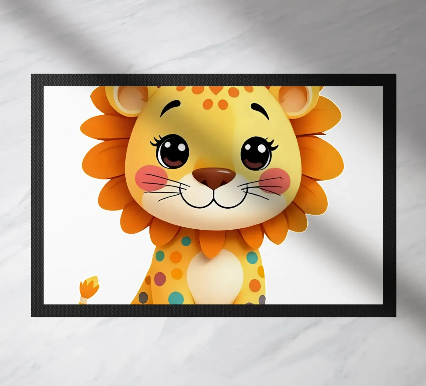 Lion_2a doormat by Tierisch bunt by LK