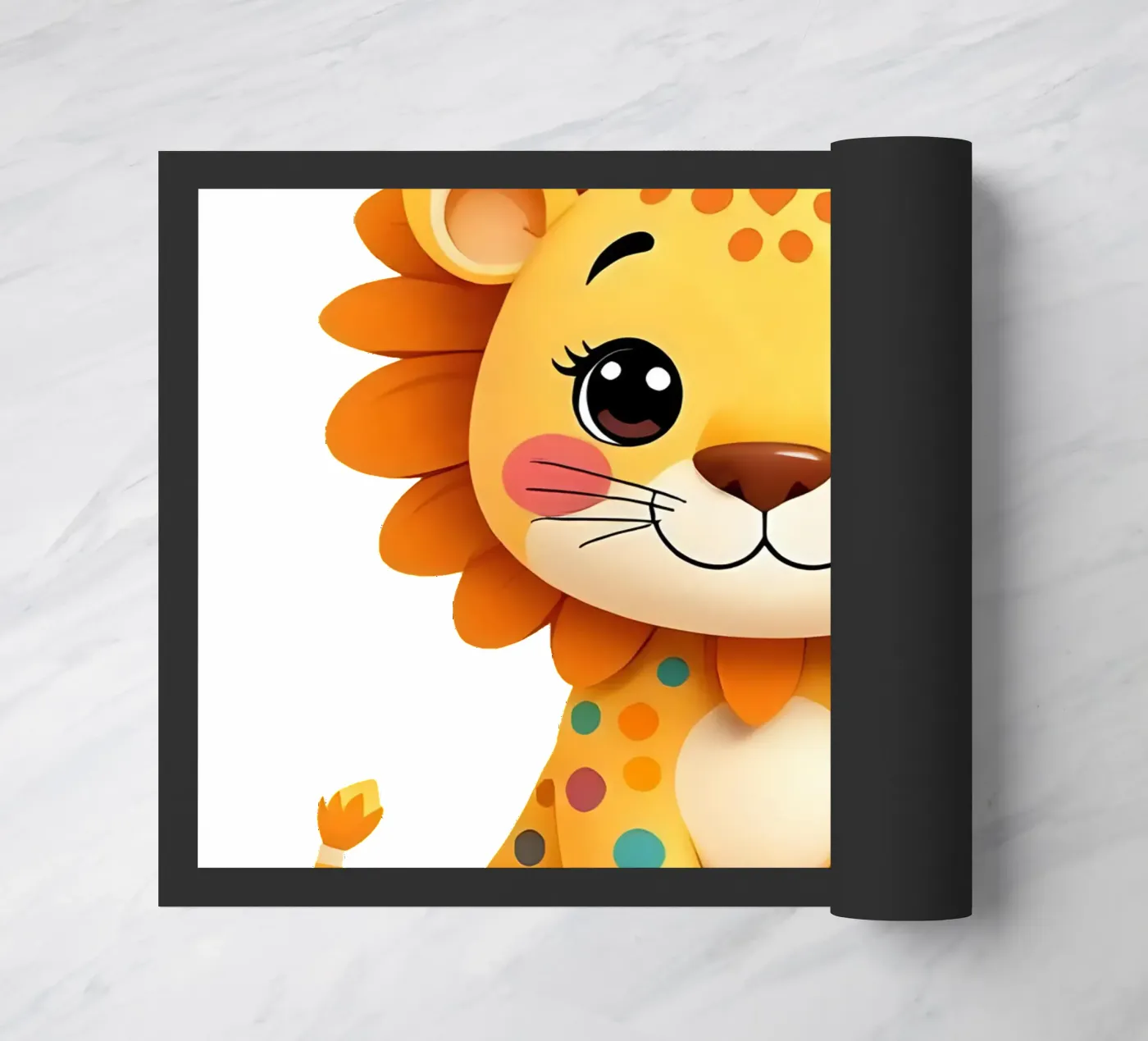 Lion_2a doormat by Tierisch bunt by LK