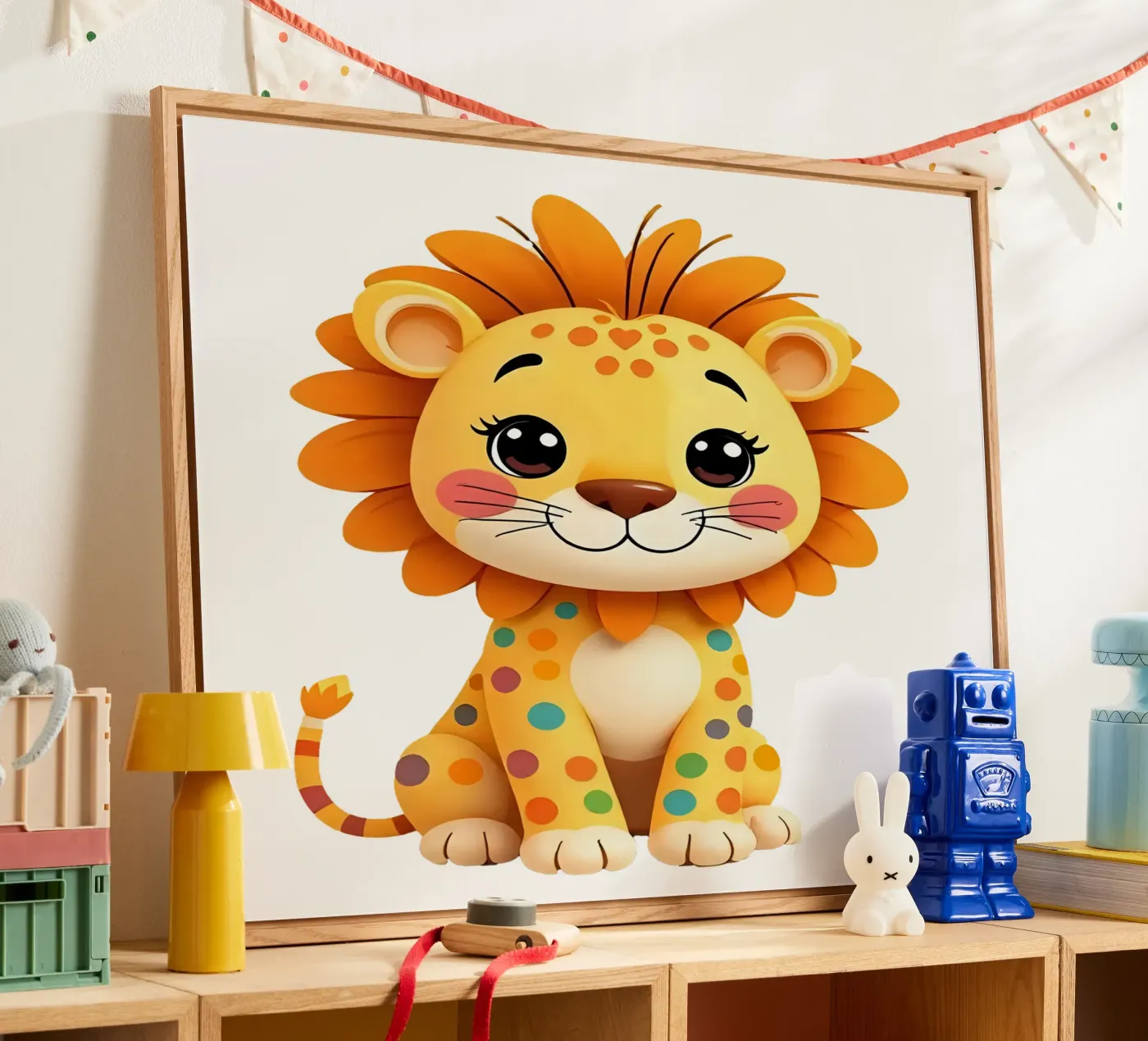 Lion_2a plexiglas de Tierisch bunt by LK