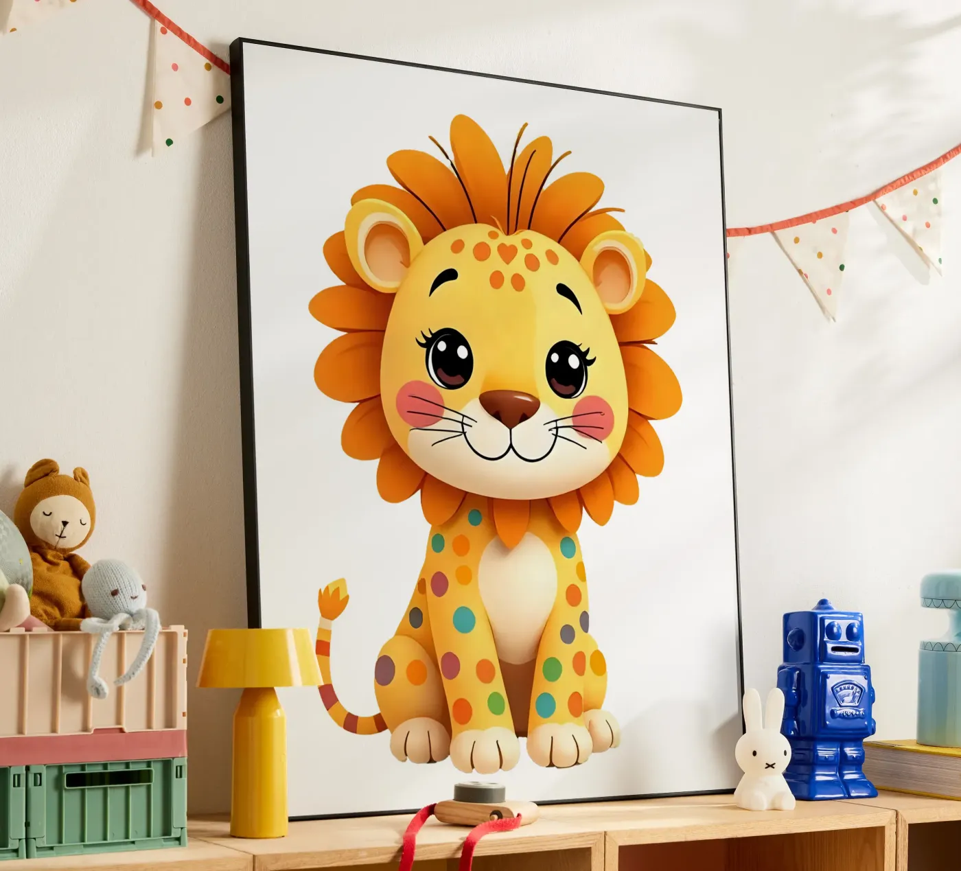 Leone_2a alluminio dibond da Tierisch bunt by LK