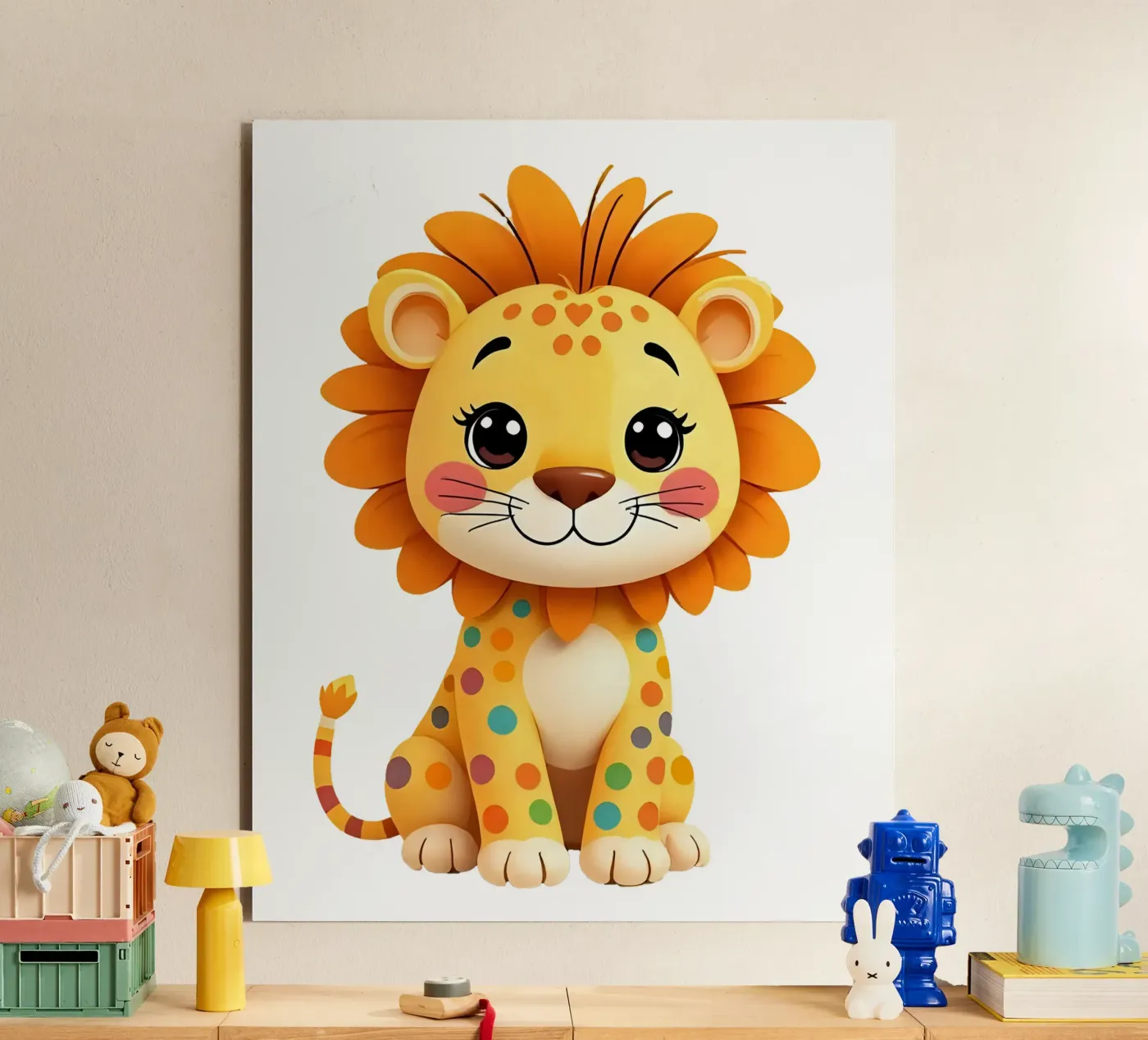 Leone_2a alluminio dibond da Tierisch bunt by LK