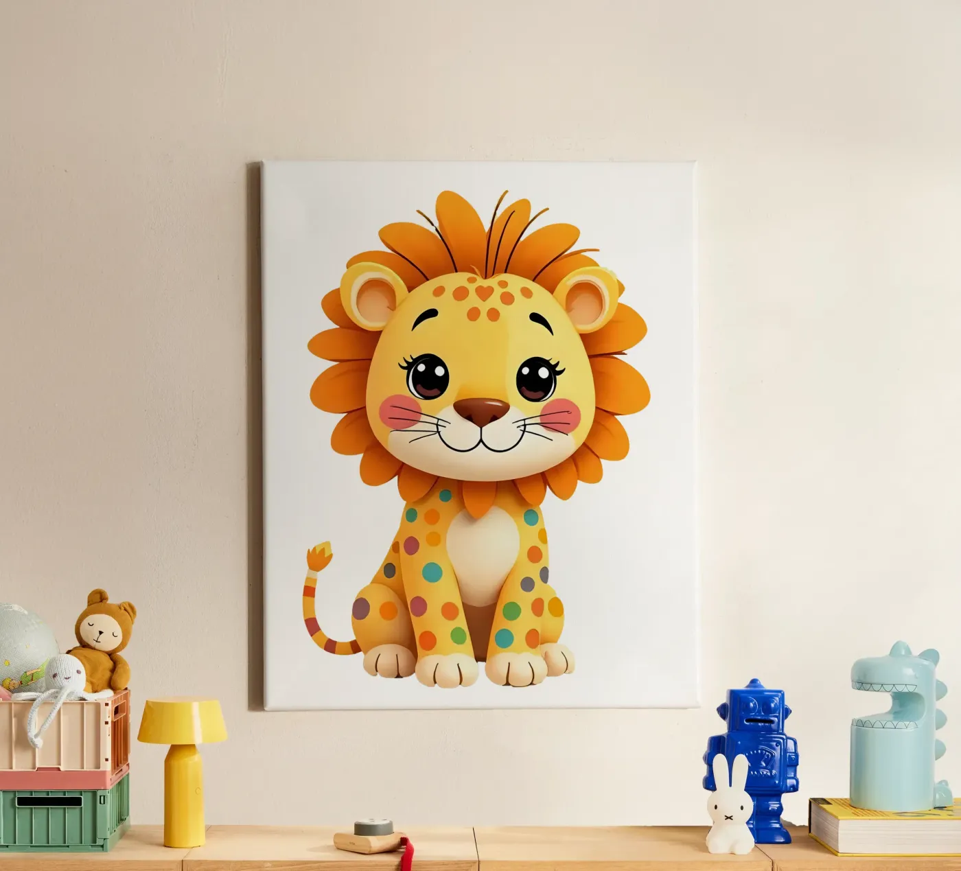 Leone_2a tela da Tierisch bunt by LK