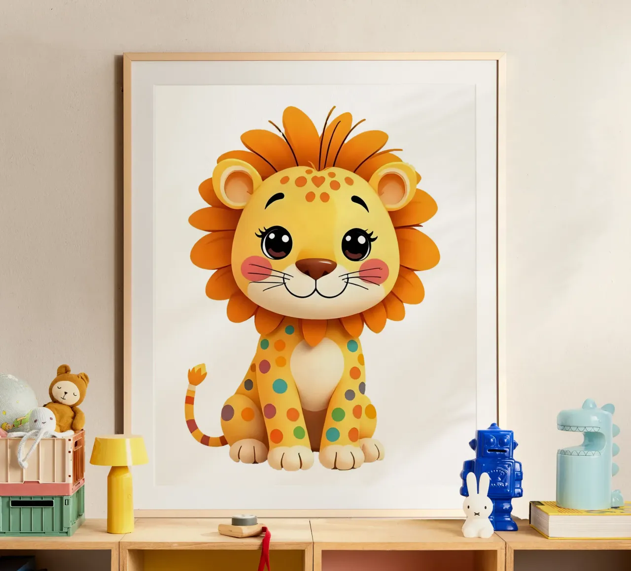 Leone_2a poster da Tierisch bunt by LK