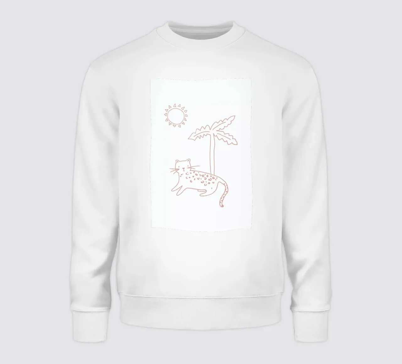 Leopard Sweatshirt von KRUTH DESIGN