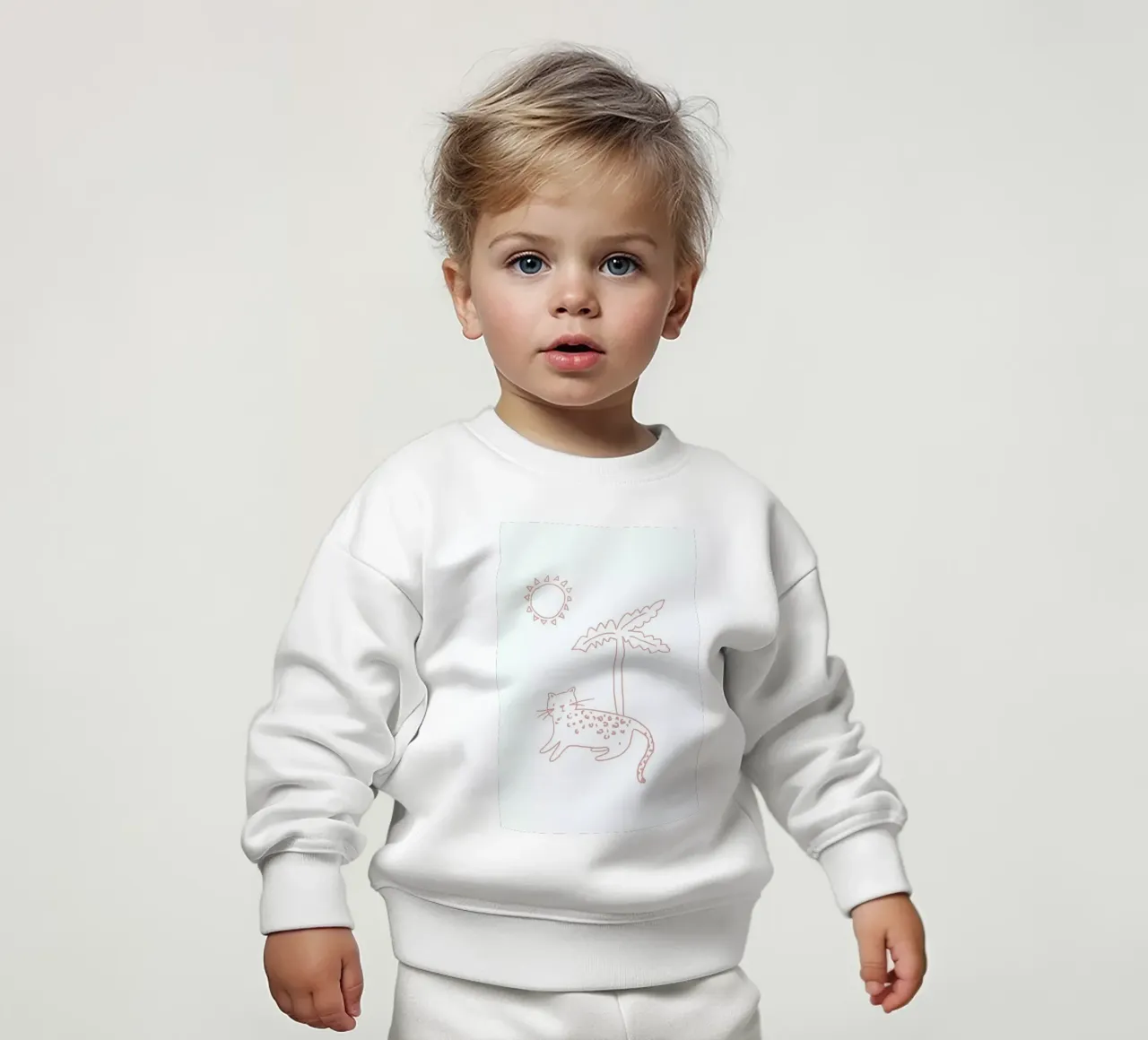 Leopard felpa neonato da KRUTH DESIGN