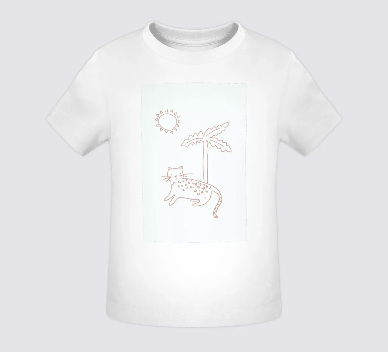 Leopard maglietta neonato da KRUTH DESIGN