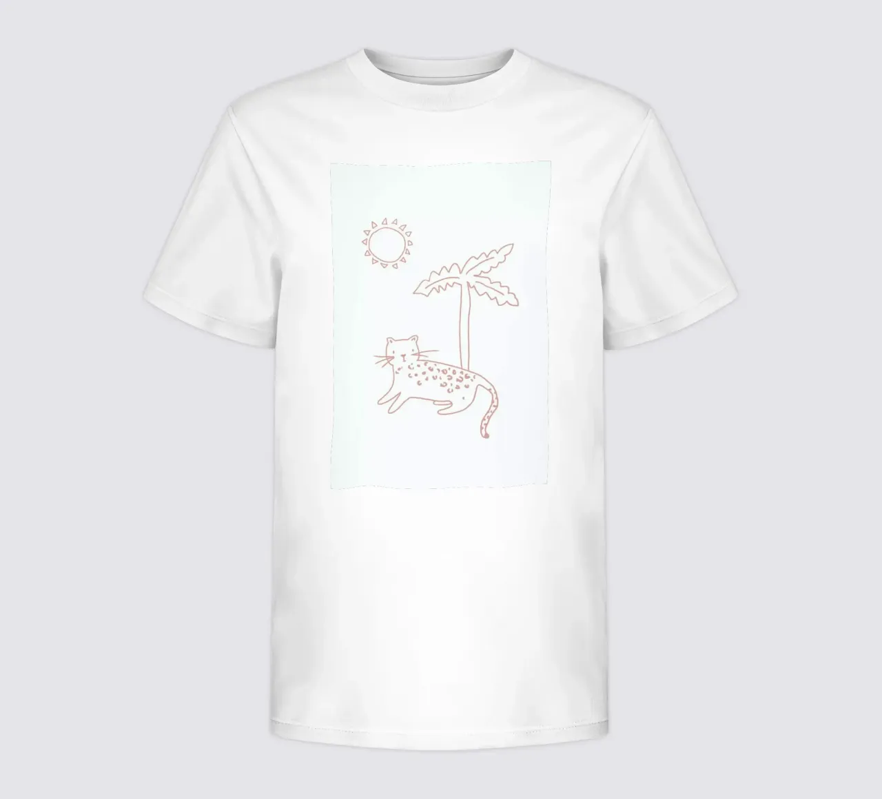 Leopard t-shirt enfant de KRUTH DESIGN