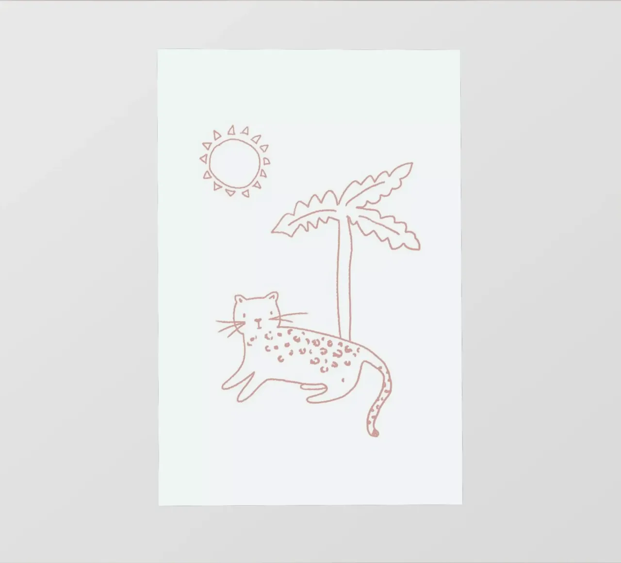 Leopard telo in pvc da KRUTH DESIGN