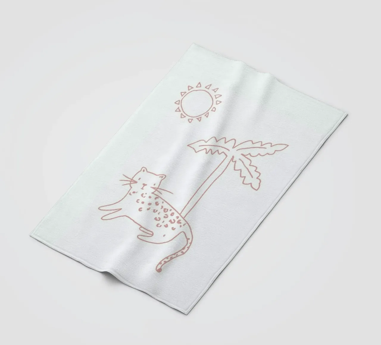 Leopard coperta in pile da KRUTH DESIGN