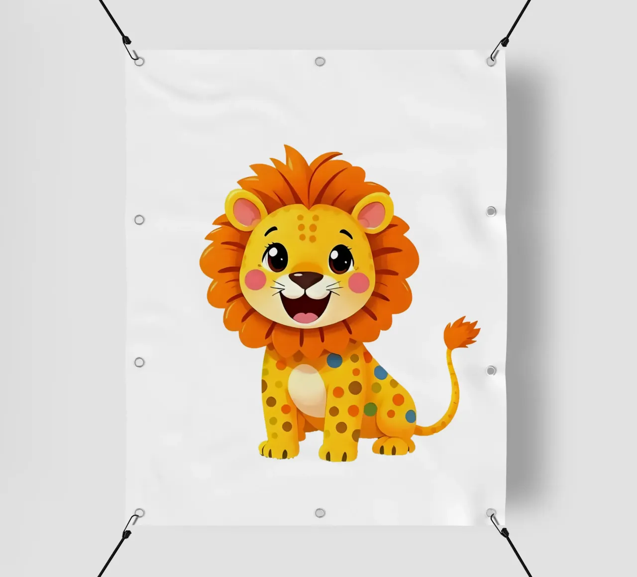 Leone_3a telo in pvc da Tierisch bunt by LK