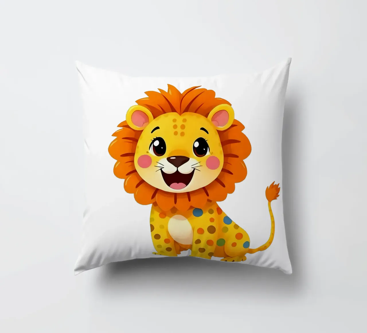 Leone_3a cuscino da Tierisch bunt by LK