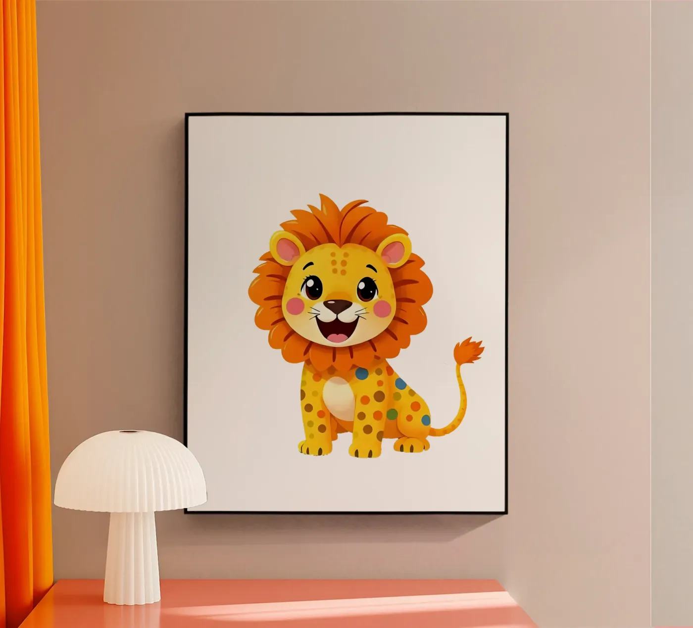 Lion_3a plexiglas de Tierisch bunt by LK