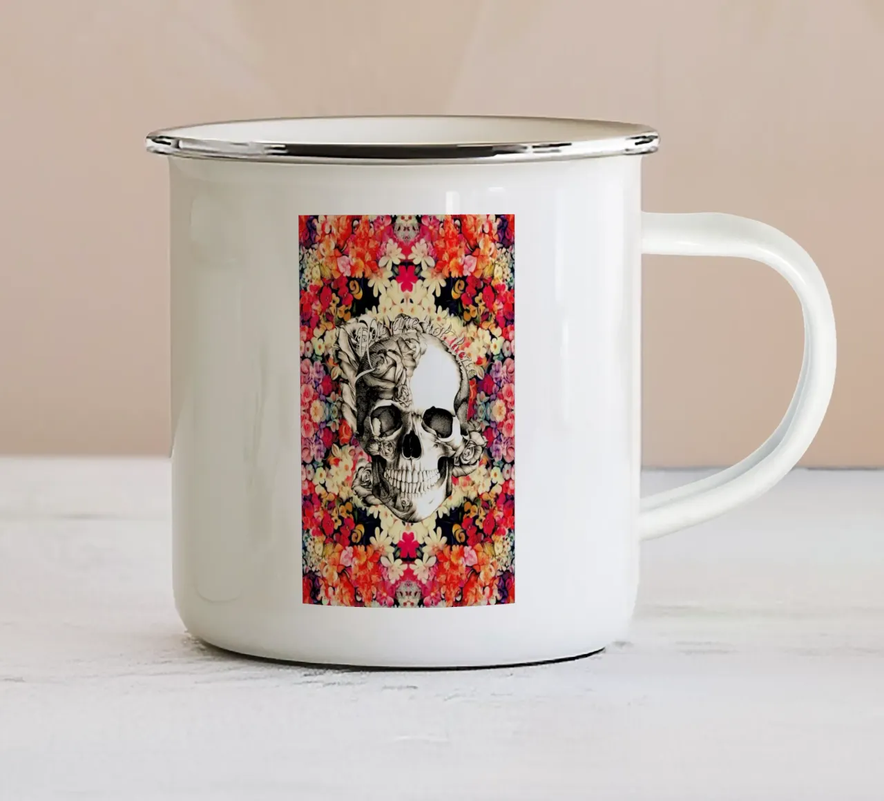 You are Not Here enamel mug by Kristy Patterson