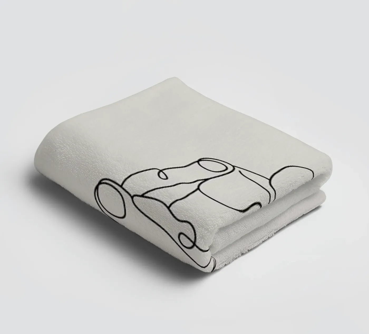 Scale badhanddoek van Klaus with K