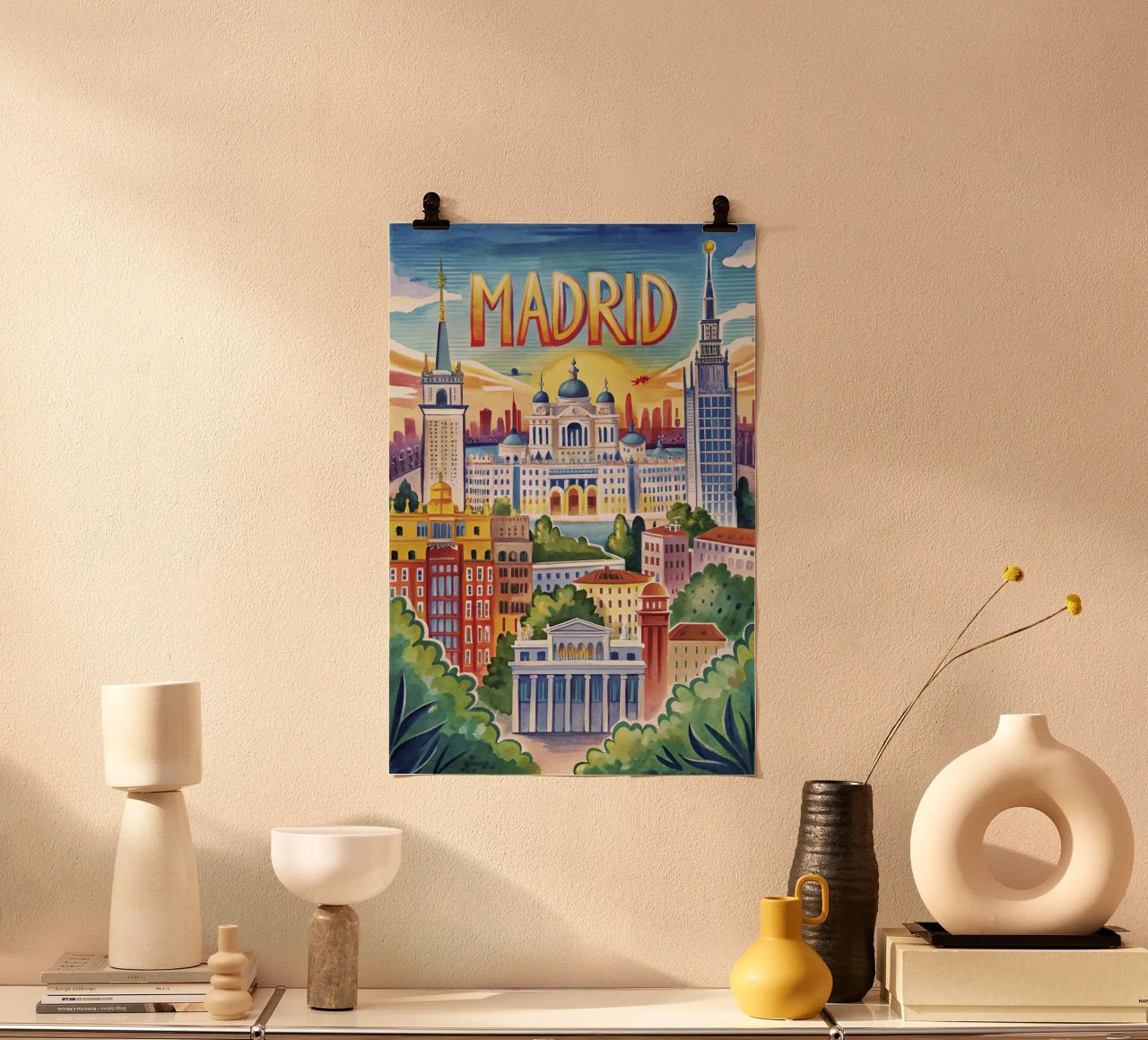 Vintage poster of Madrid poster by ARTVI-SHOP