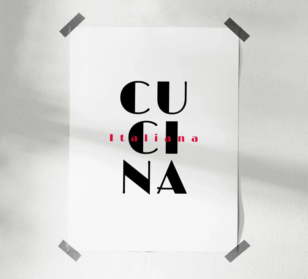 Cucina italiana IV Poster von Bureau Purpur