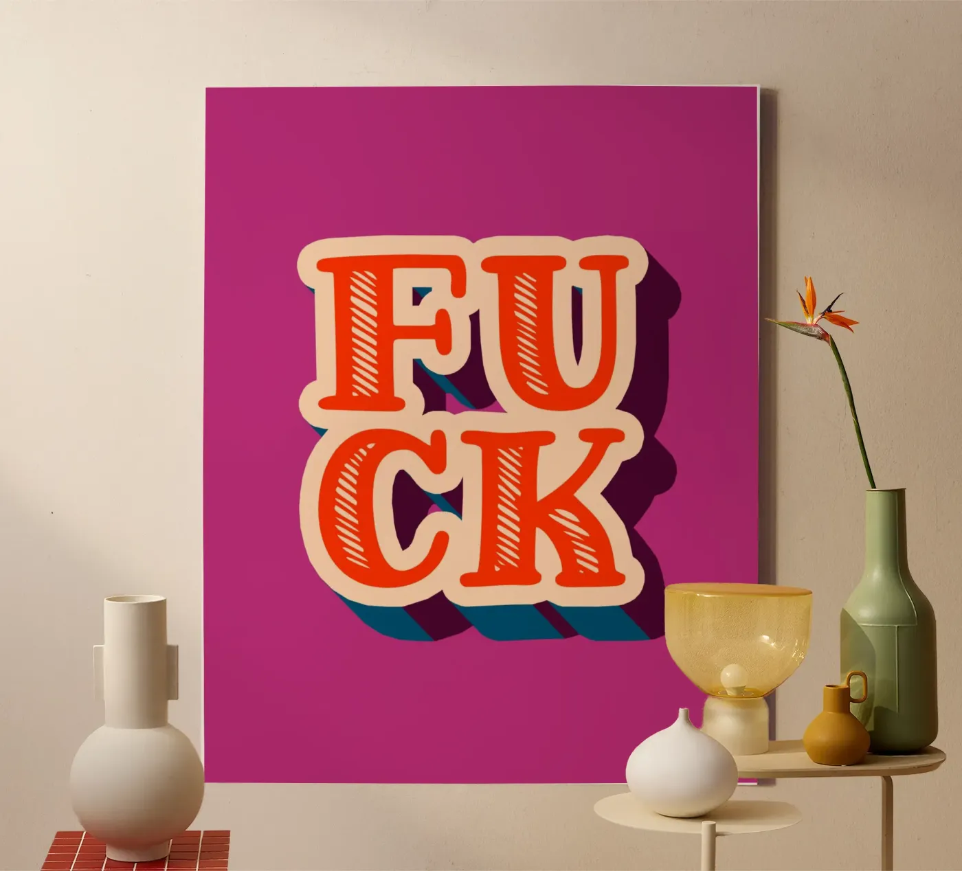 f**k! tela da pixelflow