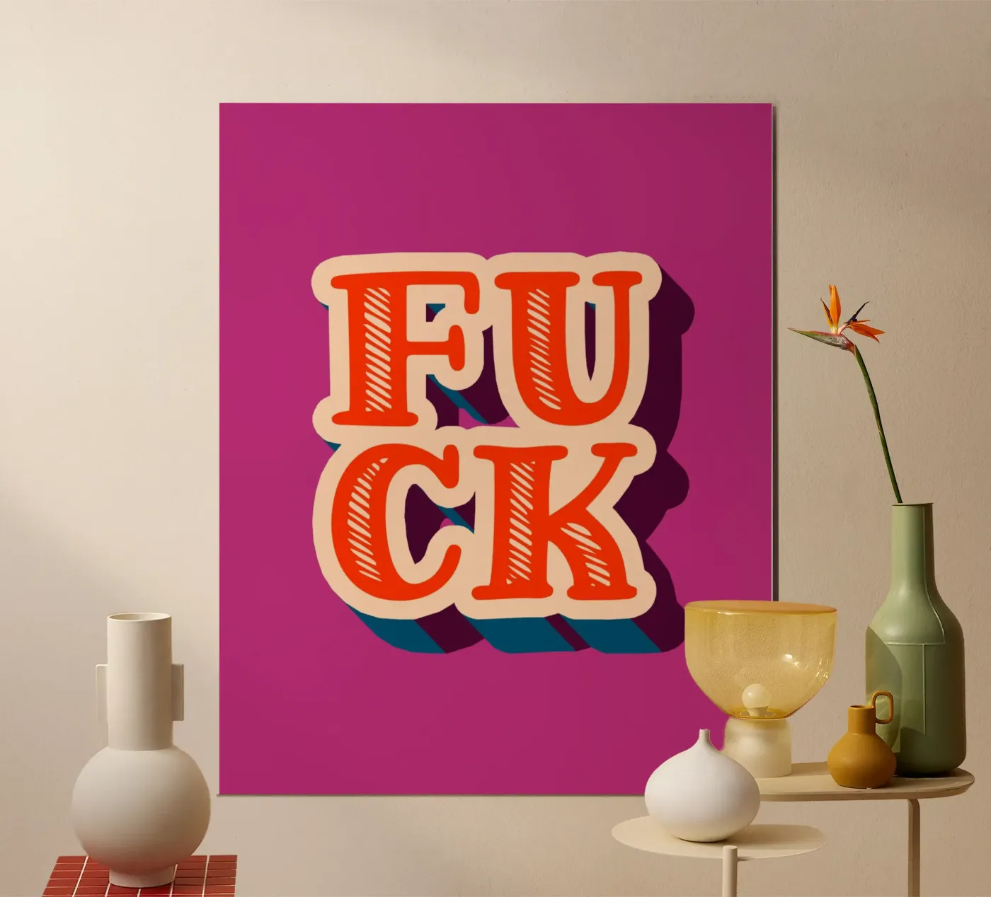 f**k! poster da pixelflow
