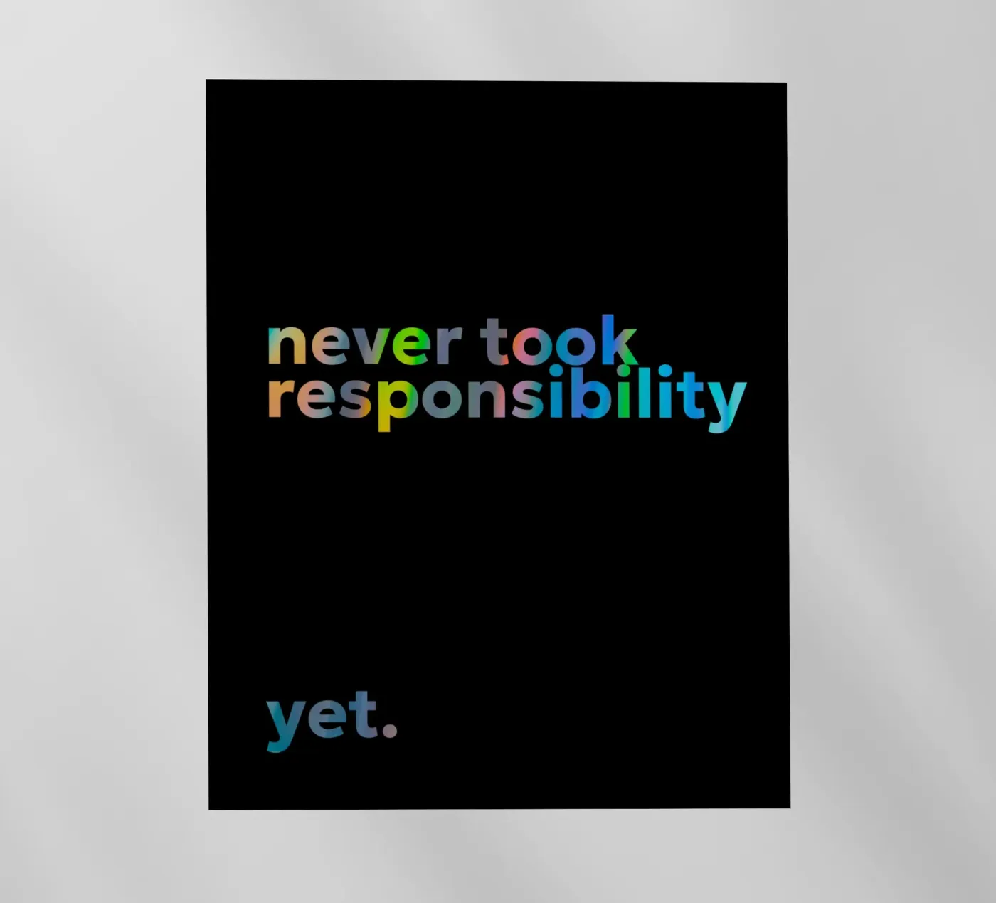 responsibility pellicola backlit da pixelflow