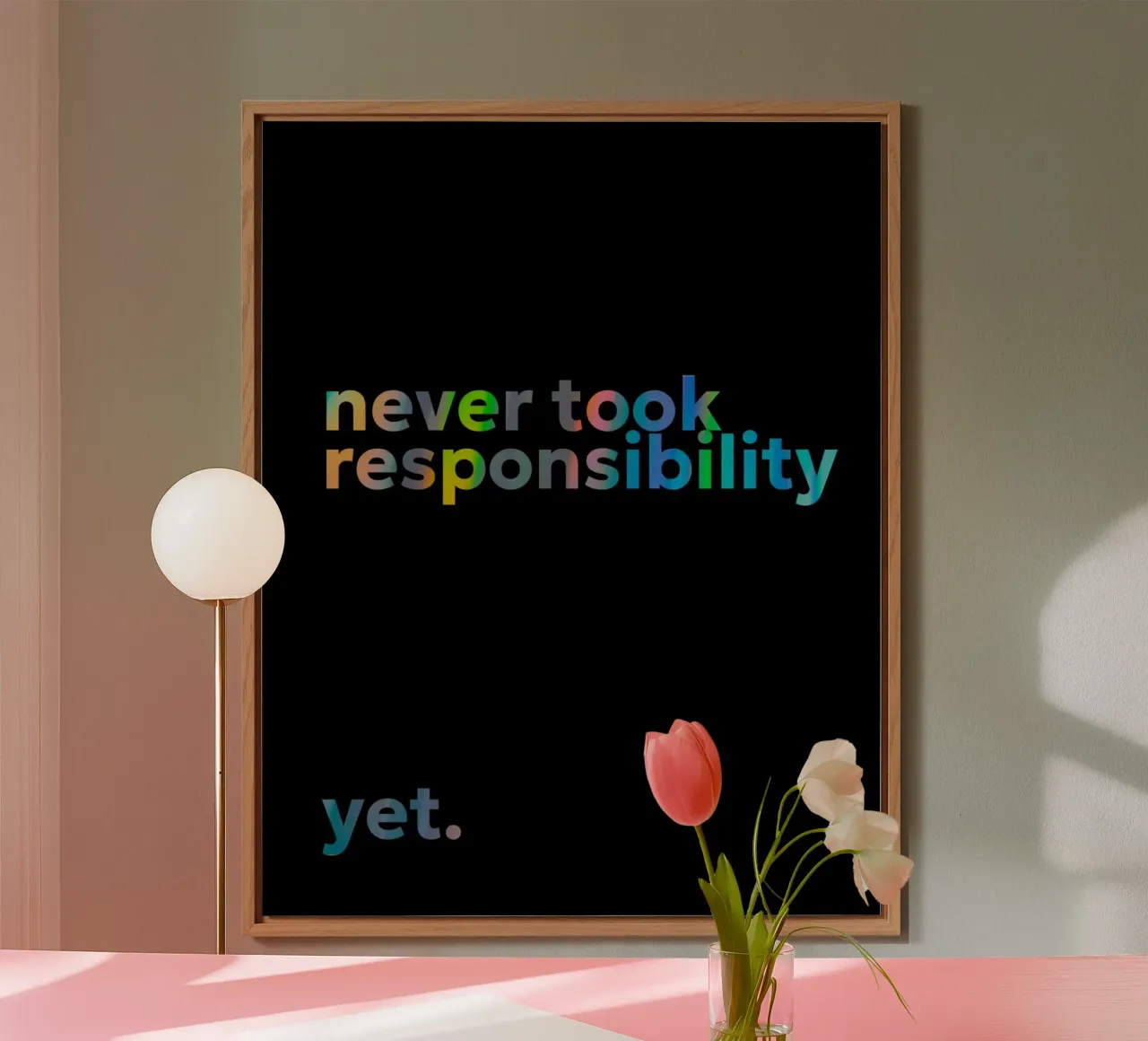 responsibility forex plate by Ambition Wall