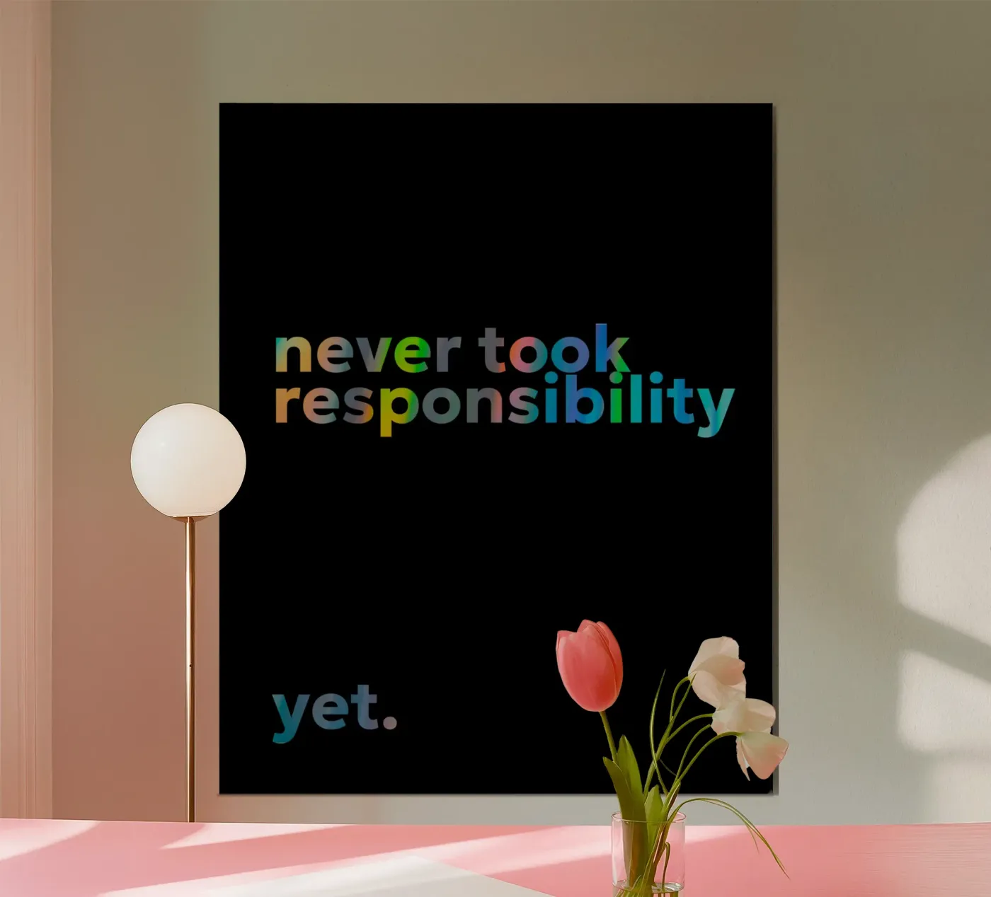 responsibility Poster von pixelflow