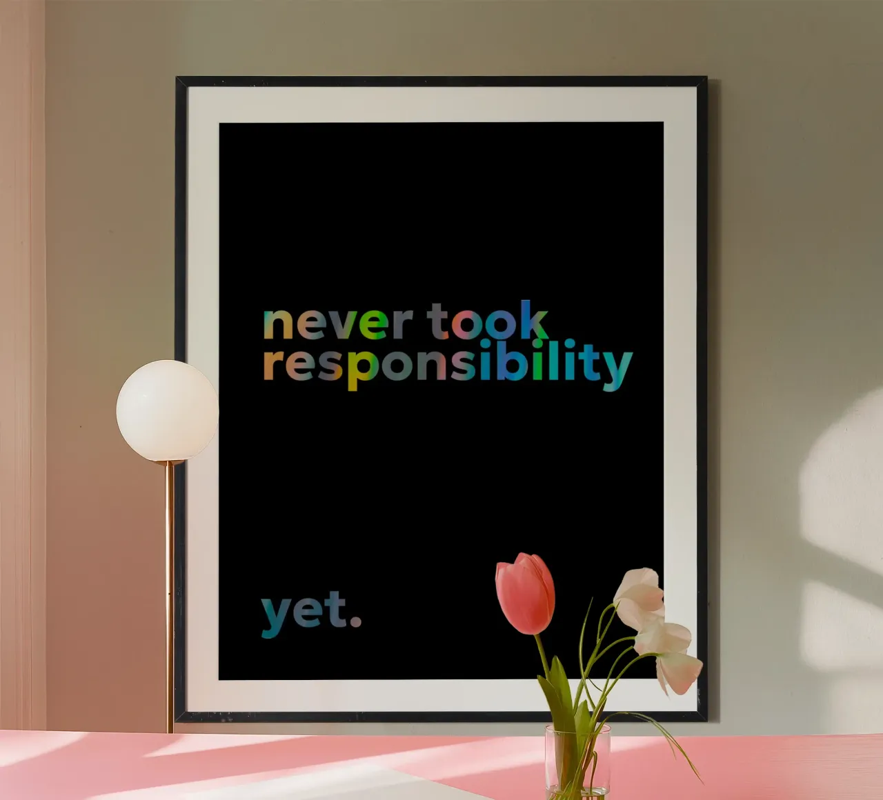 responsibility carta hahnemühle da Ambition Wall