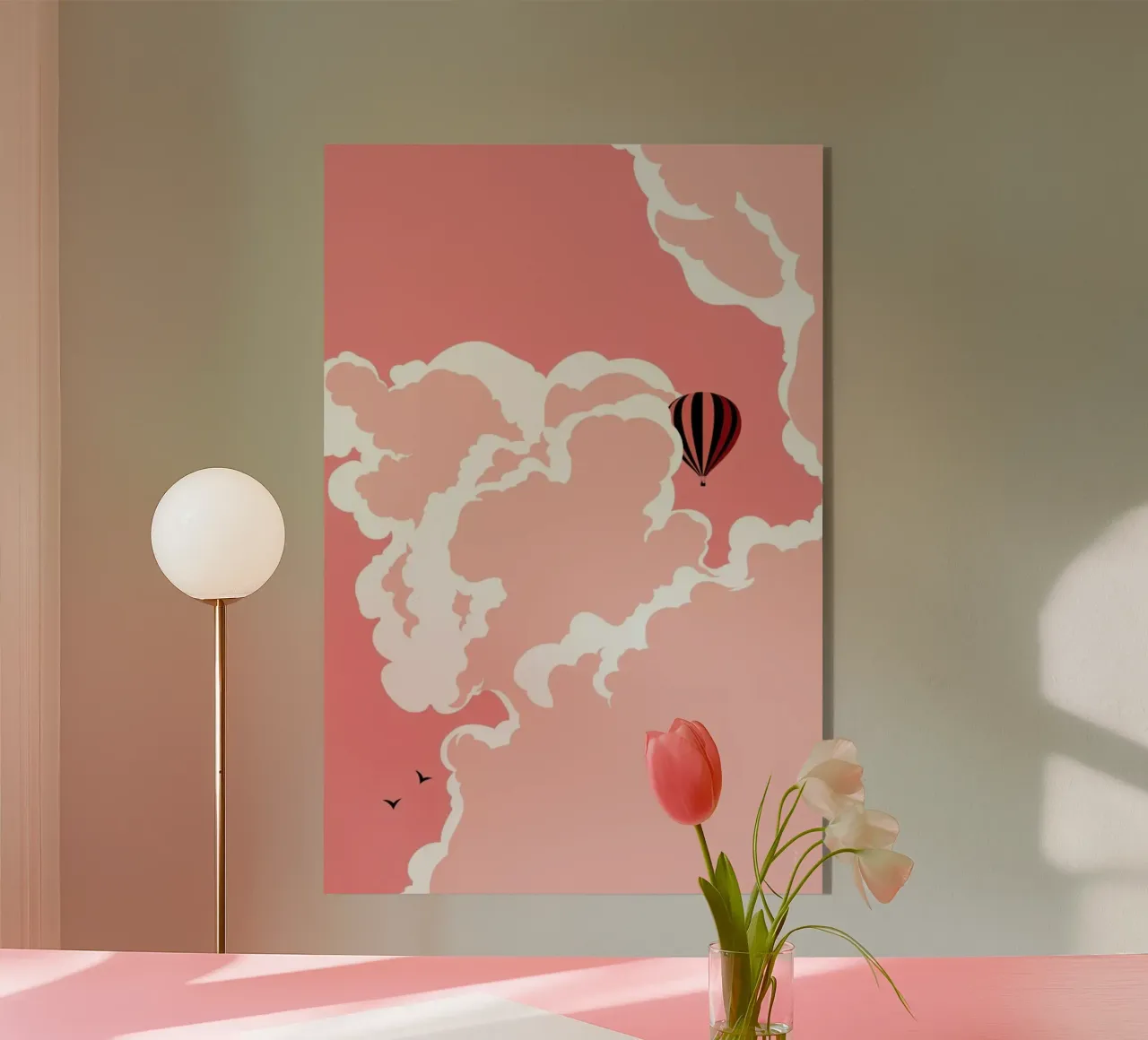 Pink Sky plexiglass da Bahar Seyedin