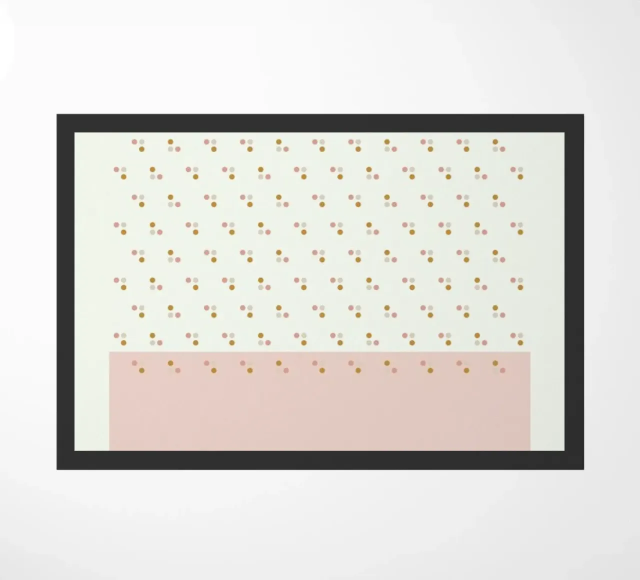 Dotspink deurmat van 170QM