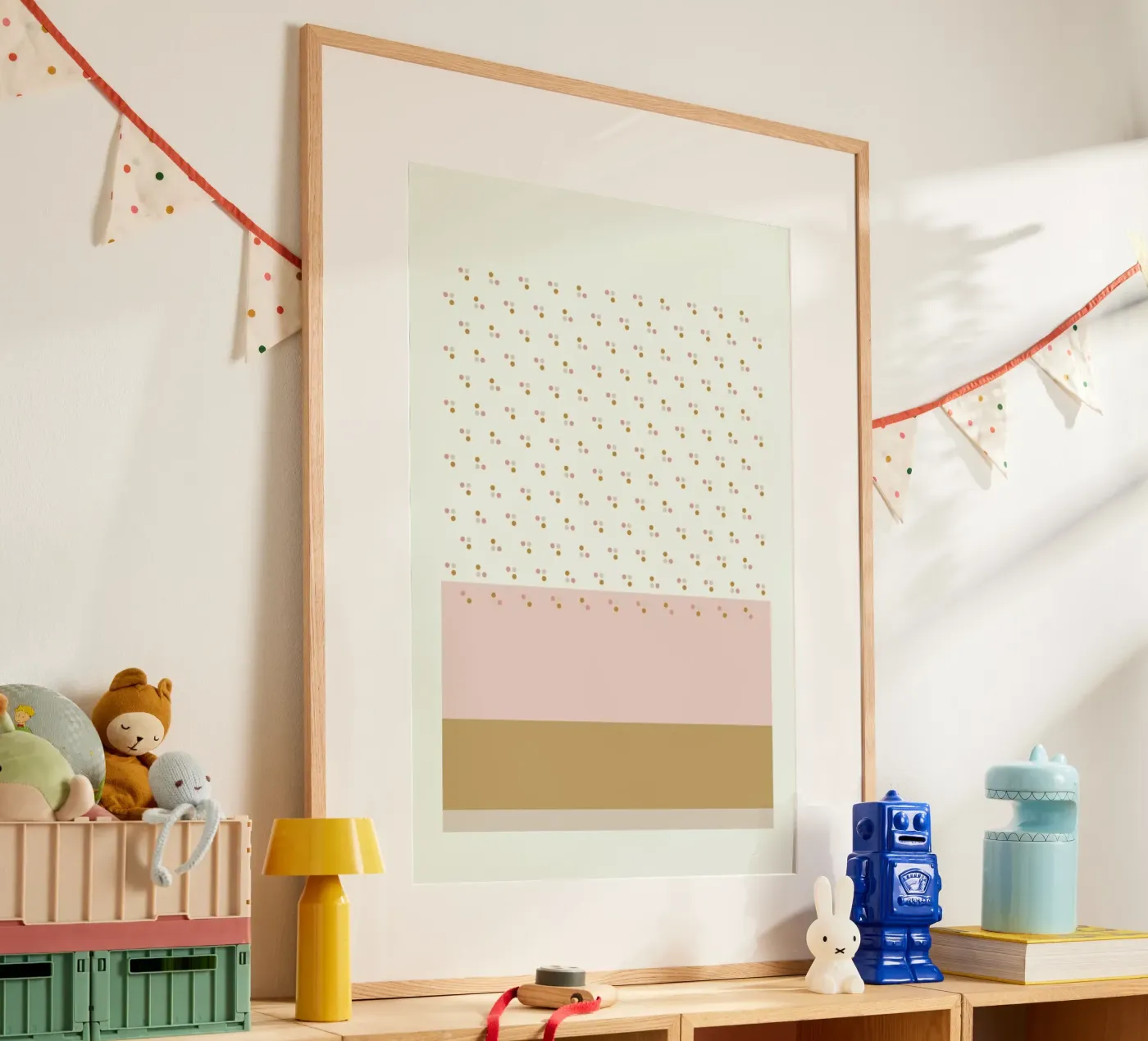 Dotspink poster van 170QM