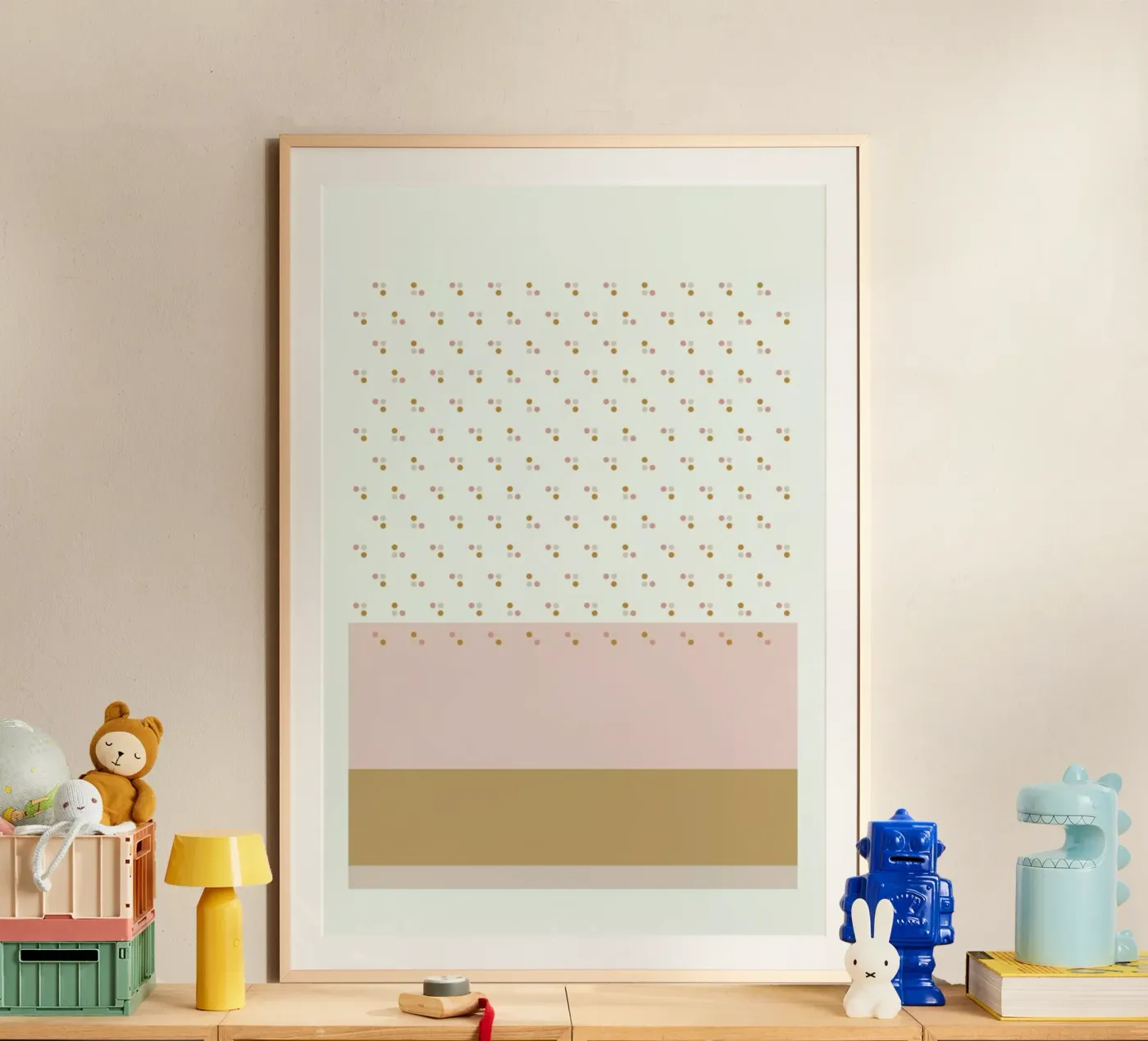 Dotspink poster van 170QM