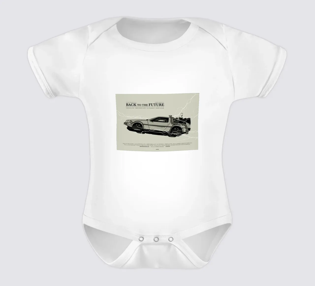 B T T F body neonato maniche corte da Cranio Dsgn