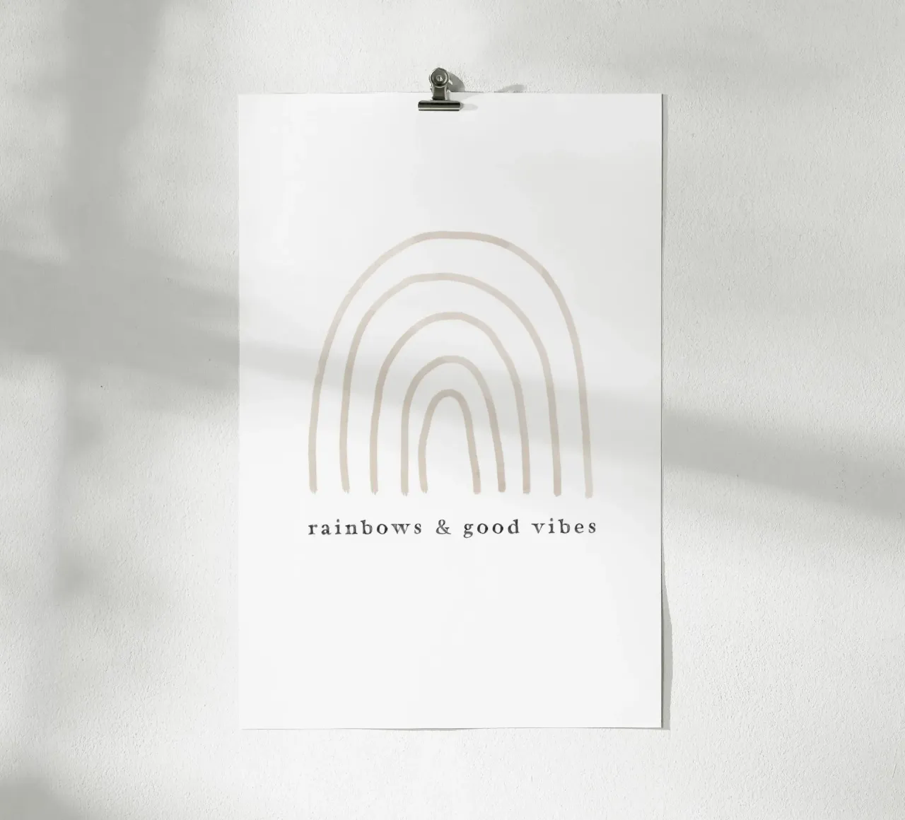 Rainbows and Good Vibes carta hahnemühle da KRUTH DESIGN
