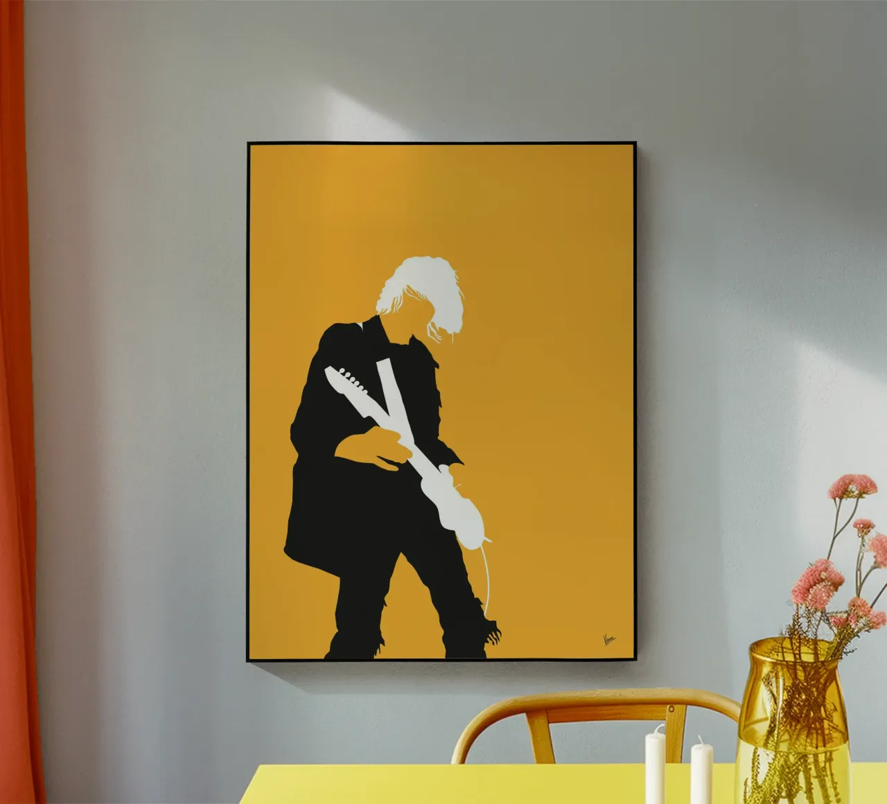 No004 Kurt plexiglass da Iconic Rockstars