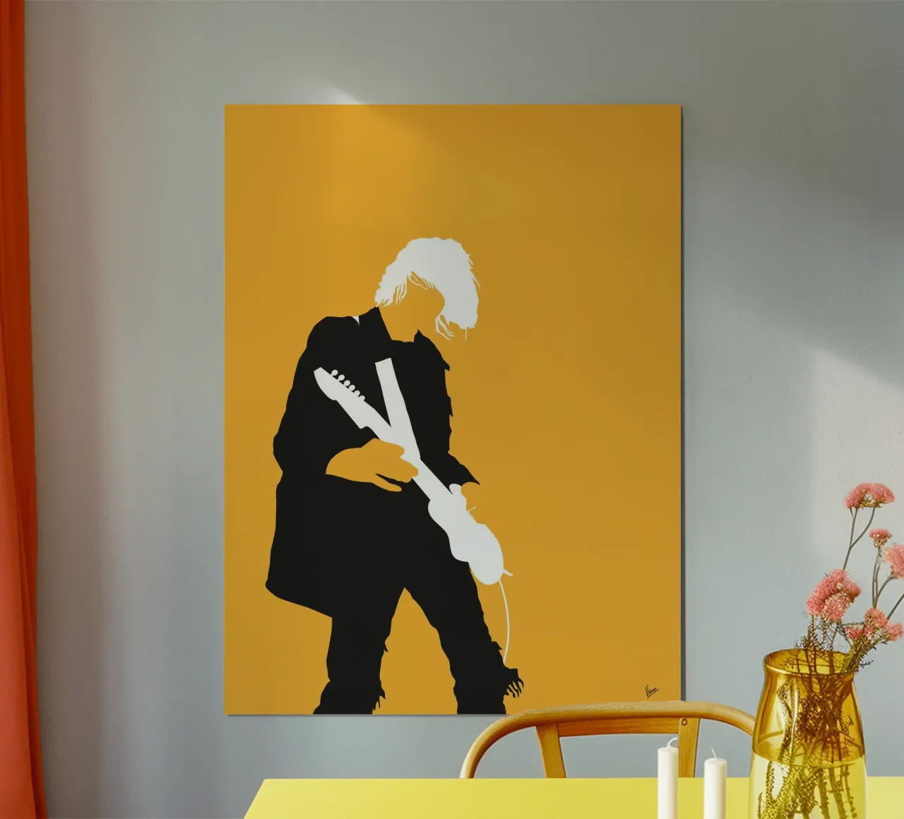 No004 Kurt poster da Iconic Rockstars