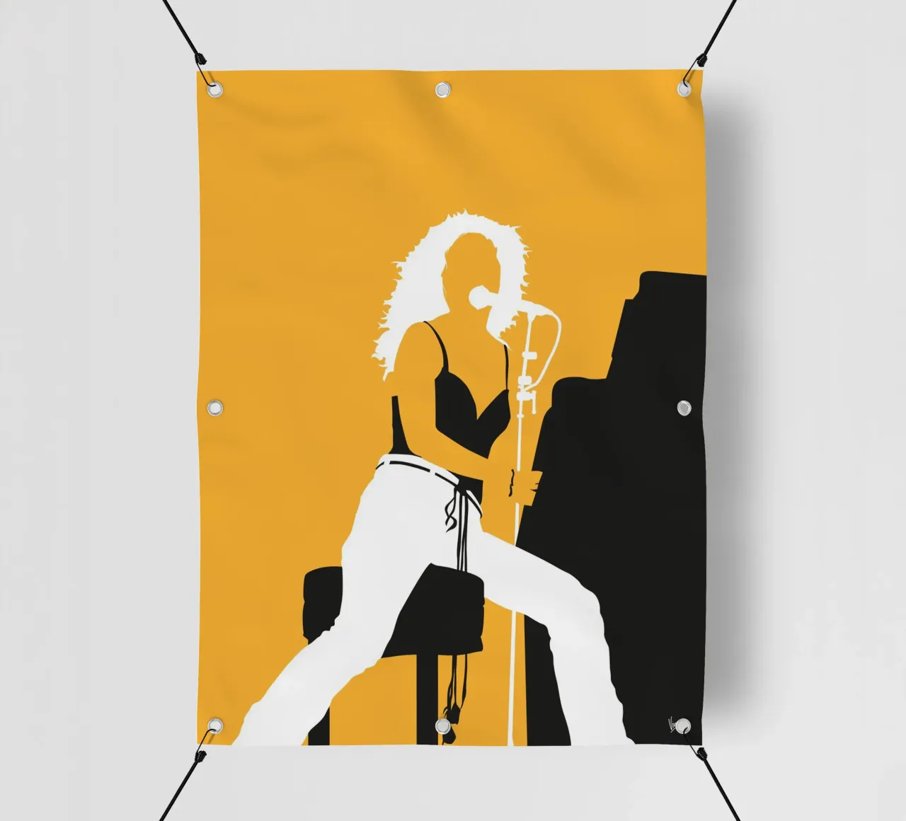 No094 Tori Amos telo in pvc da Iconic Rockstars