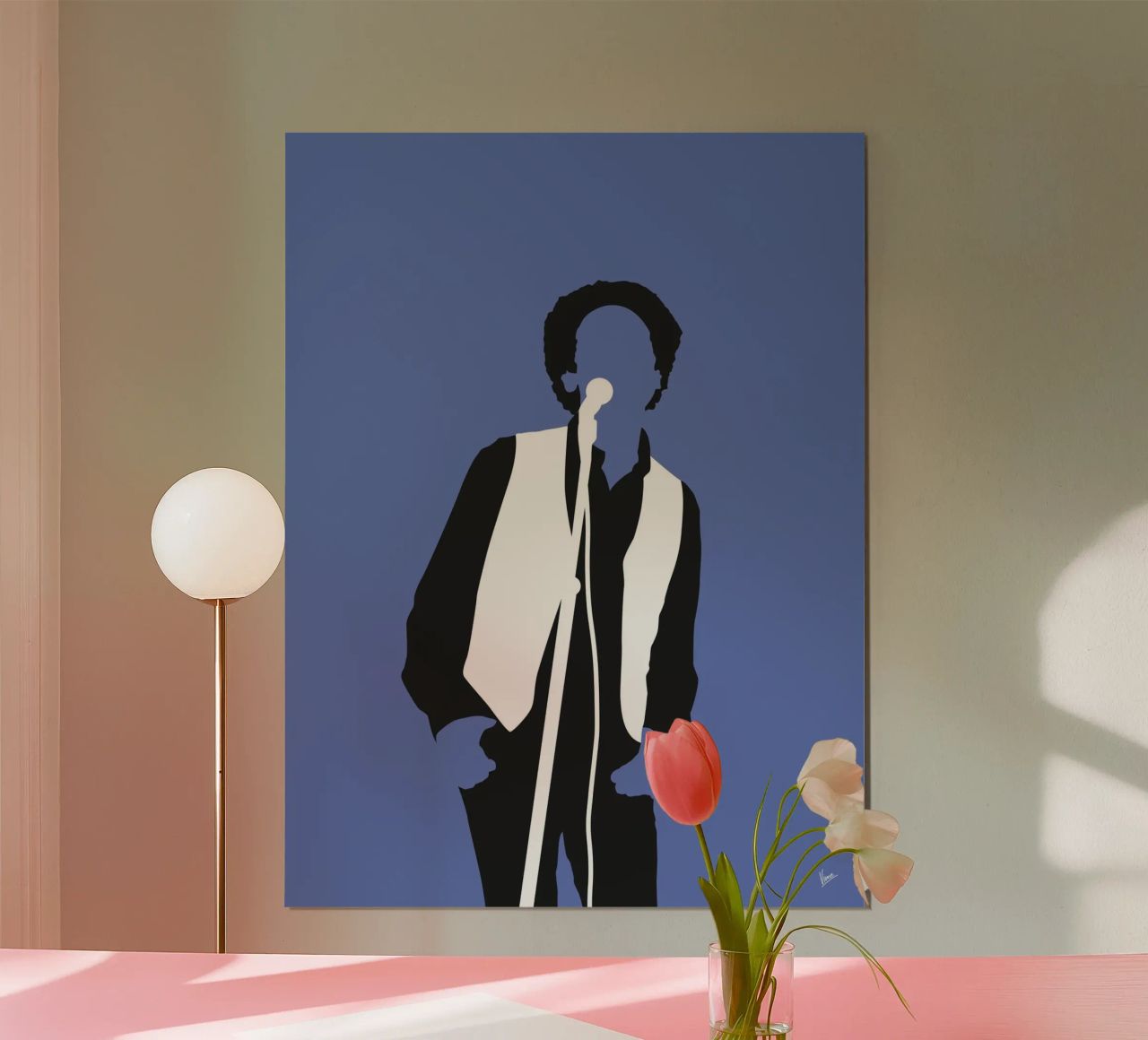 No098 ART GARFUNKEL poster van Iconic Rockstars