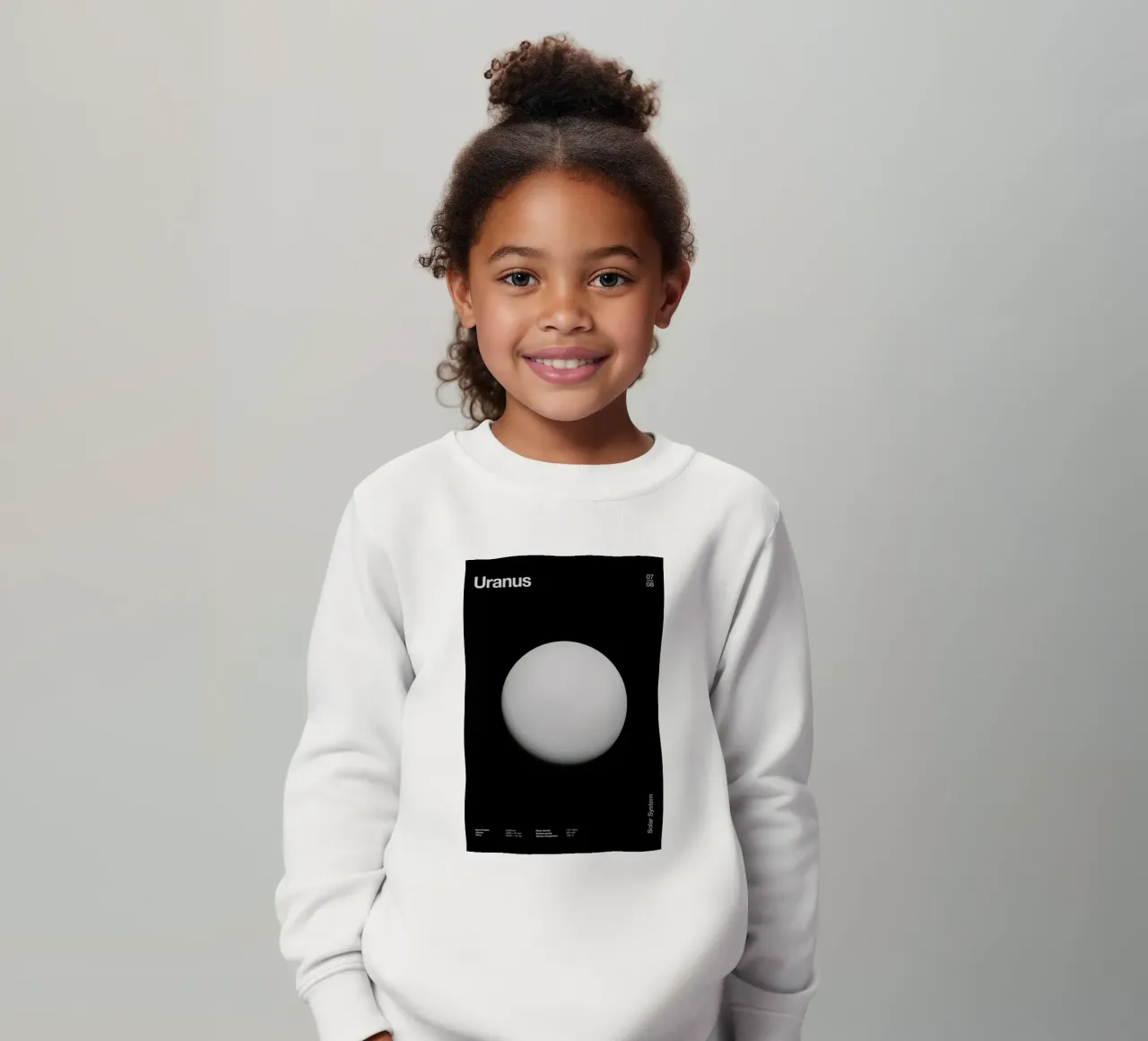 Uranus felpa bambino da Florent Bodart