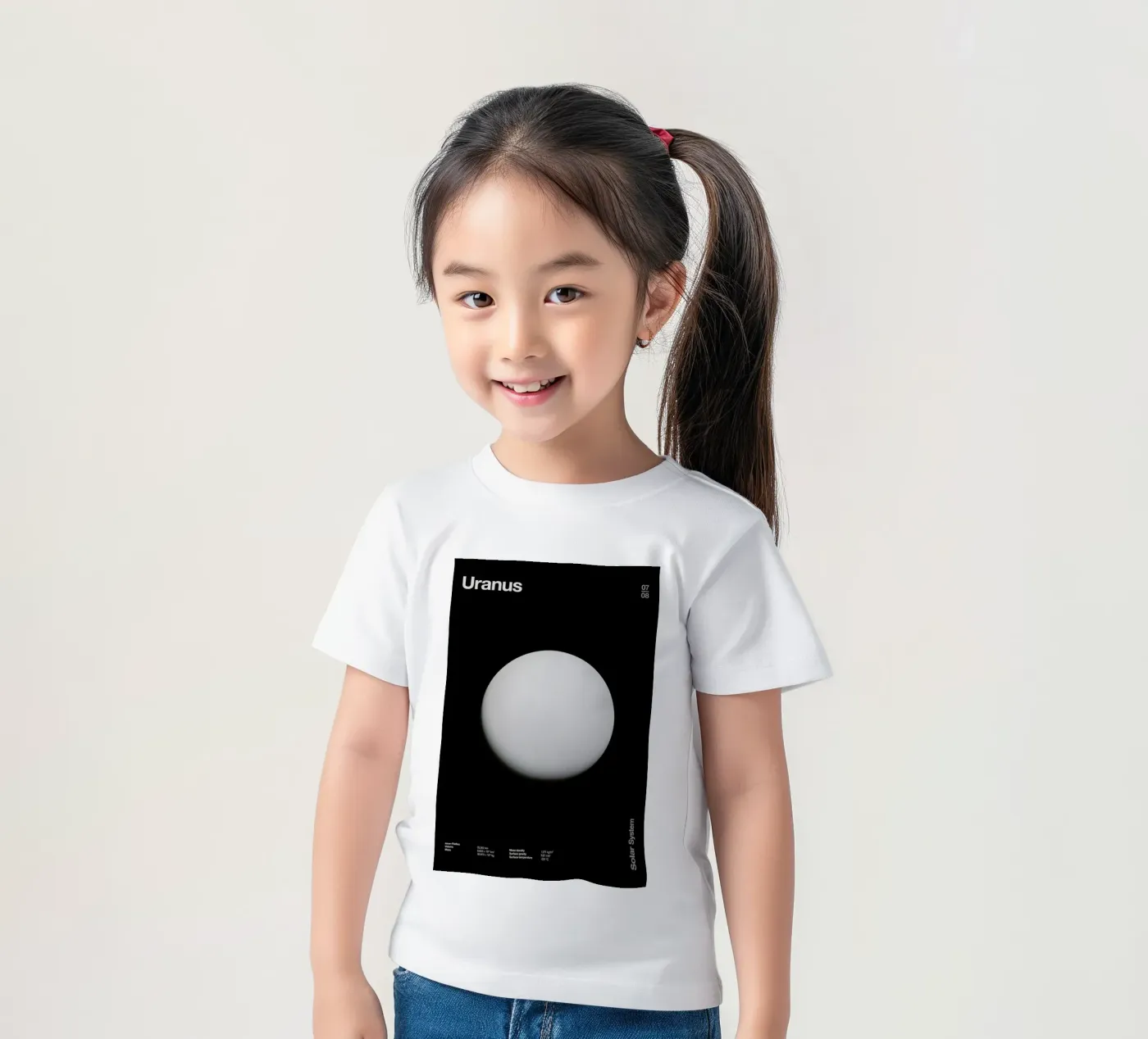 Uranus t-shirt bambini da Florent Bodart