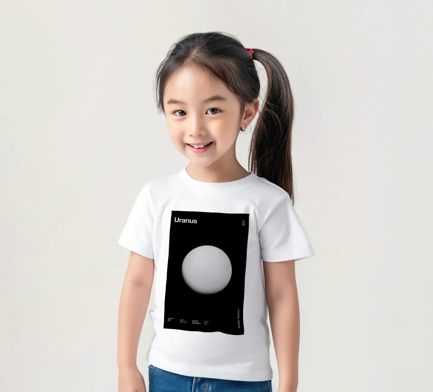 Uranus kinder t-shirt van Florent Bodart